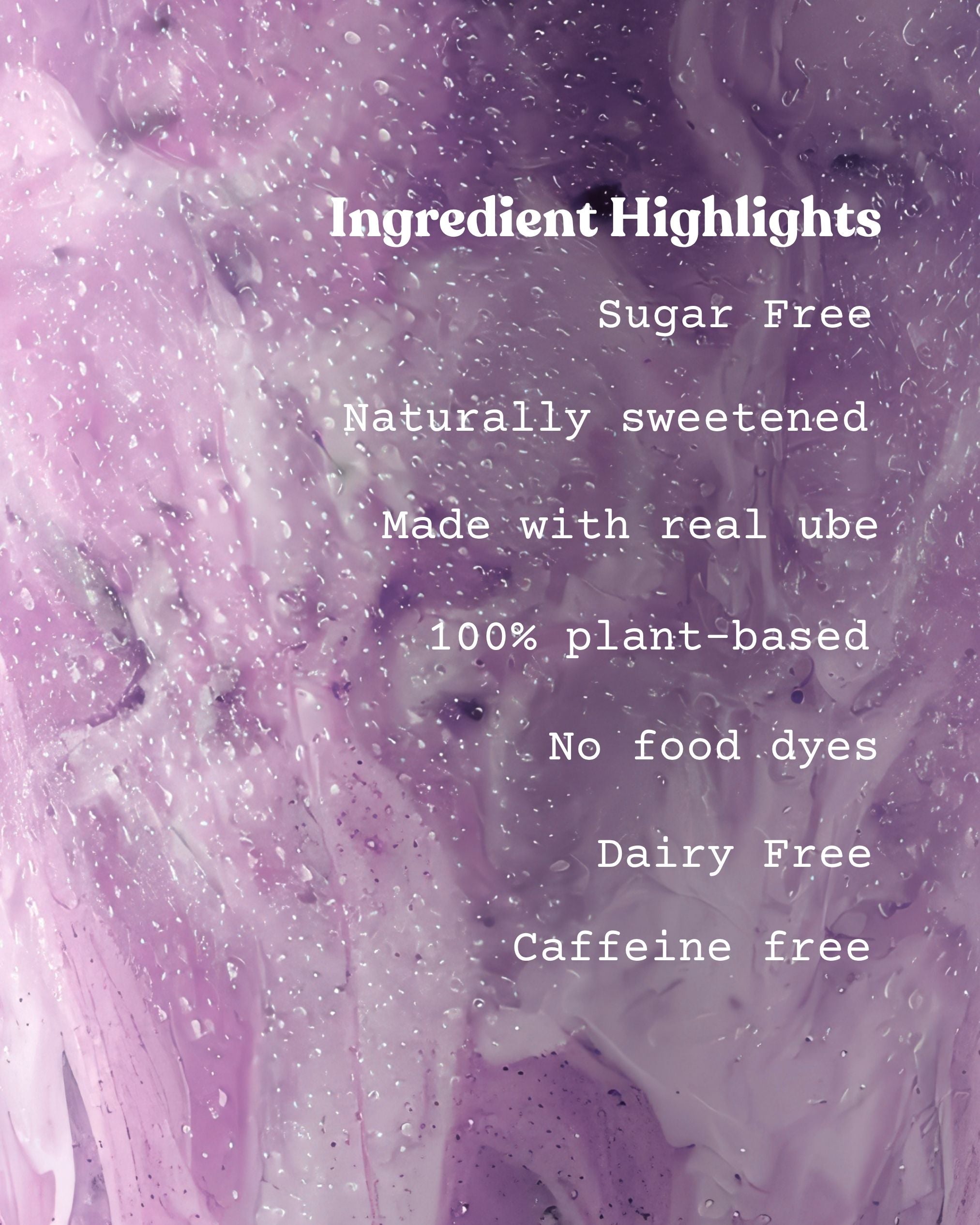 Sugar Free Ube Latte (Limited Drop)