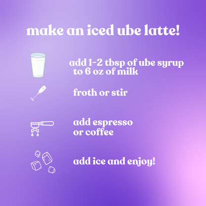 (Pre Order) Ube Coffee Syrup - Ships January 13