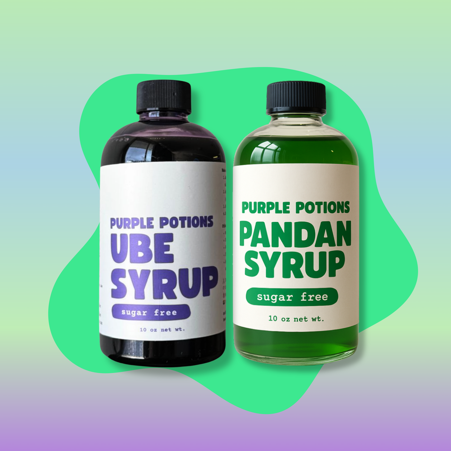 Sugar Free Ube and Pandan Syrup Bundle - Pre Order Only Ships 9/30
